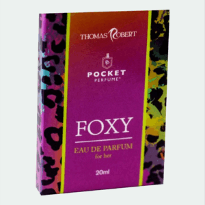 Thomas Robert Foxy Pocket Perfume box with animal print.
