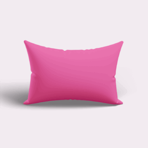A vibrant pink satin pillow from the Dear Deer Satin Pillow brand.