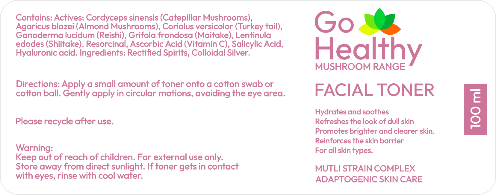 MSHRM 3 IN 1 – A TONER, CLEANSER & EXFOLIATOR - Image 2